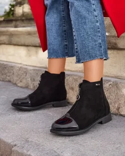 Online Botki damskie Foflo Botki Na Płaskim Obcasie