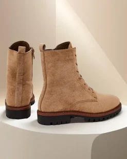 Online Botki damskie sznurowane Gosop Botki Z Delikatnym Ociepleniem|Botki Sznurowane