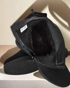 Best Botki damskie na koturnie Nerri Botki Z Delikatnym Ociepleniem|Botki Na Koturnie