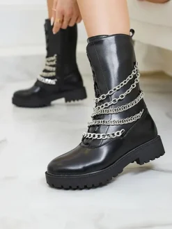 New Botki damskie typu workery w kolorze m Goserre Workery|Botki Z Delikatnym Ociepleniem