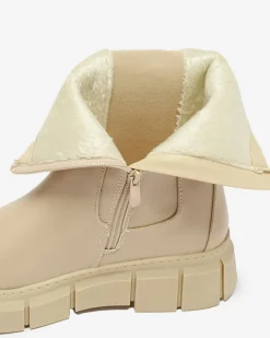 Discount Botki damskie na platformie w kolorze m Couell Botki Z Delikatnym Ociepleniem|Botki Na Platformie