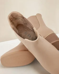 New Botki damskie na niskim słupku Eterra Botki Z Delikatnym Ociepleniem|Botki Na Słupku