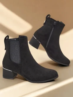 Sale Botki damskie Lepito Botki Z Delikatnym Ociepleniem|Botki Na Słupku