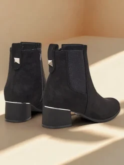 Sale Botki damskie Lepito Botki Z Delikatnym Ociepleniem|Botki Na Słupku