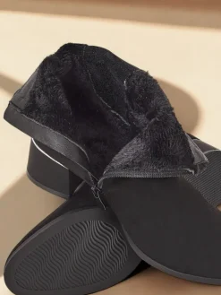 Sale Botki damskie Lepito Botki Z Delikatnym Ociepleniem|Botki Na Słupku