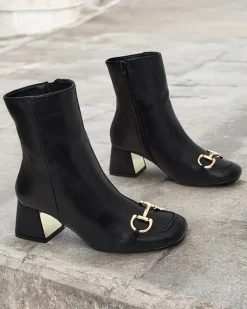 Sale Botki damskie na słupku Rozuli Botki Na Słupku|Nowość