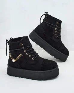 Online Botki damskie sznurowane Woruces Śniegowce|Botki Z Delikatnym Ociepleniem