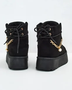 Online Botki damskie sznurowane Woruces Śniegowce|Botki Z Delikatnym Ociepleniem