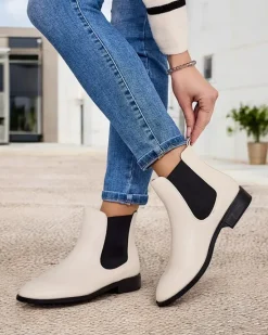 Discount Botki damskie Ronoli Botki Na Płaskim Obcasie|Nowość