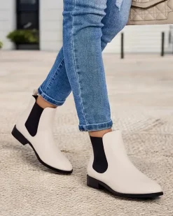 Discount Botki damskie Ronoli Botki Na Płaskim Obcasie|Nowość