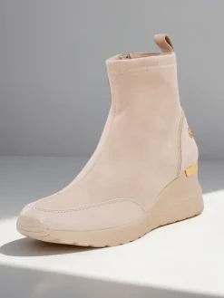 Sale Botki damskie na koturnie Zarricos Botki Z Delikatnym Ociepleniem|Botki Na Koturnie