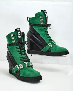 Hot botki na koturnie damskie Ronii Botki Bez Ocieplenia|Botki Na Koturnie