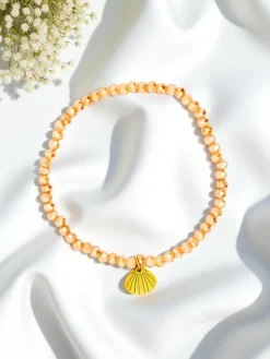 Bransoletka damska z zawieszką muszelki Damskie Biżuteria