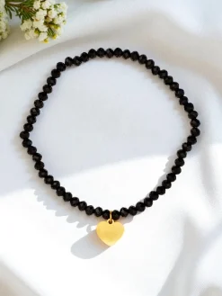 Sale Bransoletka damska z zawieszką serduszka Damskie Biżuteria