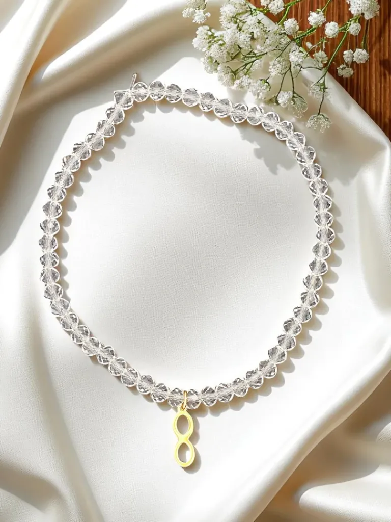 Clearance Bransoletka damska z zawieszką nieskończoności Damskie Biżuteria