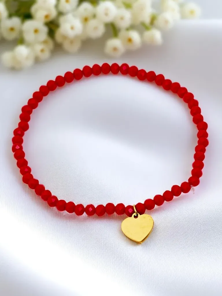 Best Bransoletka damska z zawieszką serduszka Damskie Biżuteria