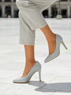 Outlet Brokatowe damskie czółenka na szpilce Enen Szpilki|Klasyczne