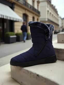 Clearance Buty a'la śniegowce damskie Baccinis Śniegowce|Botki Z Delikatnym Ociepleniem