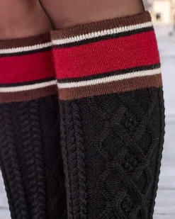 Online Buty a'la śniegowce damskie z cholewką a'la skarpeta Kokumi Śniegowce|Botki Na Platformie