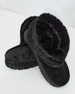 Buty a'la śniegowce damskie Renutis Śniegowce|Botki Na Płaskim Obcasie