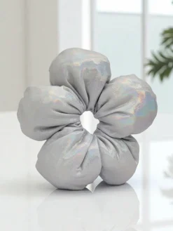 Clearance Błyszcząca gumka do włosów w kształcie kwiatu Damskie Akcesoria Do Włosów