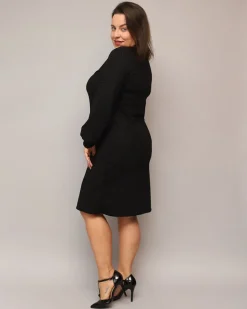 Online Błyszcząca sukienka damska przed kolano w kolorze m PLUS SIZE Sukienki Krótkie|Plus Size