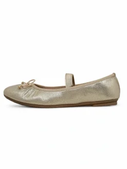 Online Błyszczące damskie baleriny z kokardką i gumką Safte Buty Na Wielkie Wyjście|Baleriny Klasyczne