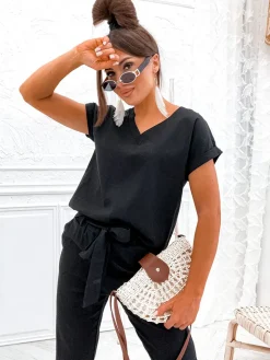 Outlet Casualowy damski komplet Damskie Komplety Damskie