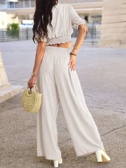 Casualowy damski komplet Damskie Komplety Damskie|Bluzki / Koszule / Koszulki