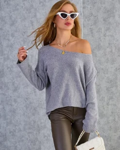 Sale Cienki damski sweterek Swetry