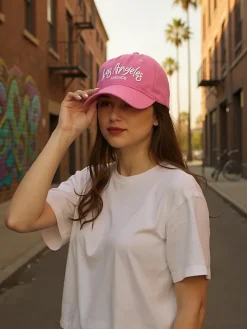 Discount Czapka z Daszkiem Unisex Los Angeles Damskie Czapki|Czapki I Kapelusze