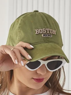 Clearance Czapka z Daszkiem Unisex Boston Vibe Damskie Czapki|Czapki I Kapelusze