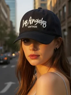 New Czapka z Daszkiem Unisex Los Angeles Damskie Czapki|Czapki I Kapelusze
