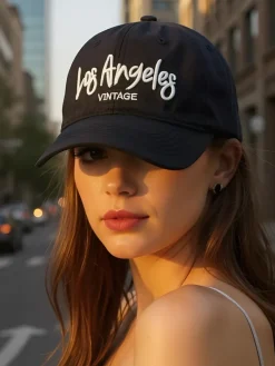 New Czapka z Daszkiem Unisex Los Angeles Damskie Czapki|Czapki I Kapelusze