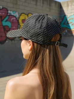 Sale Czapka z daszkiem Shine Stitch Damskie Czapki I Kapelusze