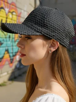 Sale Czapka z daszkiem Shine Stitch Damskie Czapki I Kapelusze