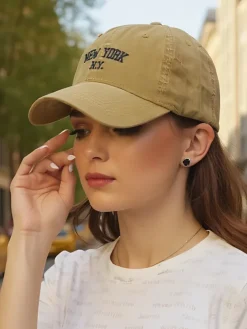 Czapka z Daszkiem Unisex New York Damskie Czapki|Czapki I Kapelusze