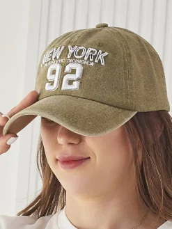 Discount Czapka z Daszkiem Unisex New York 92 Damskie Czapki|Czapki I Kapelusze