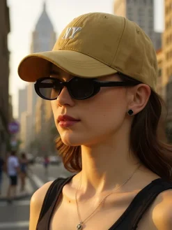 Discount Czapka z Daszkiem Unisex NY Damskie Czapki|Czapki I Kapelusze