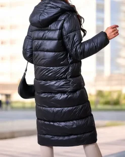 Czarna damska kurtka zimowa Kurtki / Marynarki / Płaszcze