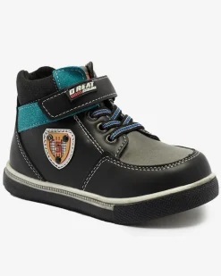 Online Czarne chłopięce botki Wiasio Chłopięce