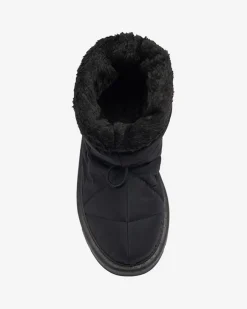 Outlet Czarne damskie ocieplane buty a'la śniegowce Kaliolen Śniegowce