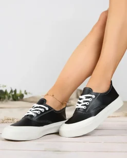 New Czarne damskie tenisówki Lorino Trampki