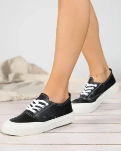 New Czarne damskie tenisówki Lorino Trampki