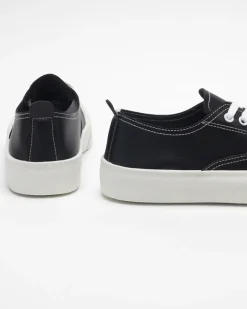 New Czarne damskie tenisówki Lorino Trampki