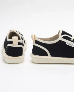 Online Czarne damskie tenisówki tkaninowe Mokida Trampki