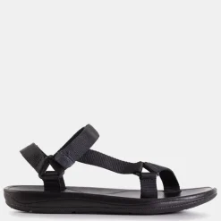 Online Czarne damskie sportowe sandały Tatag Sandały Płaskie