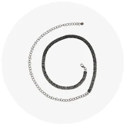 łańcuszkowy pasek damski z cyrkoniami Damskie Paski