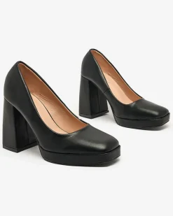 Sale Czółenka damskie na wysokim słupku Cellcas Klasyczne