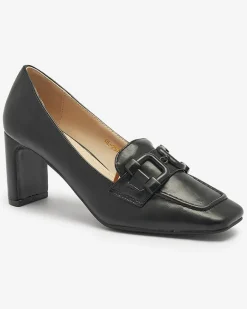 Online Czółenka damskie w kolorze czarnym Mokwell Klasyczne